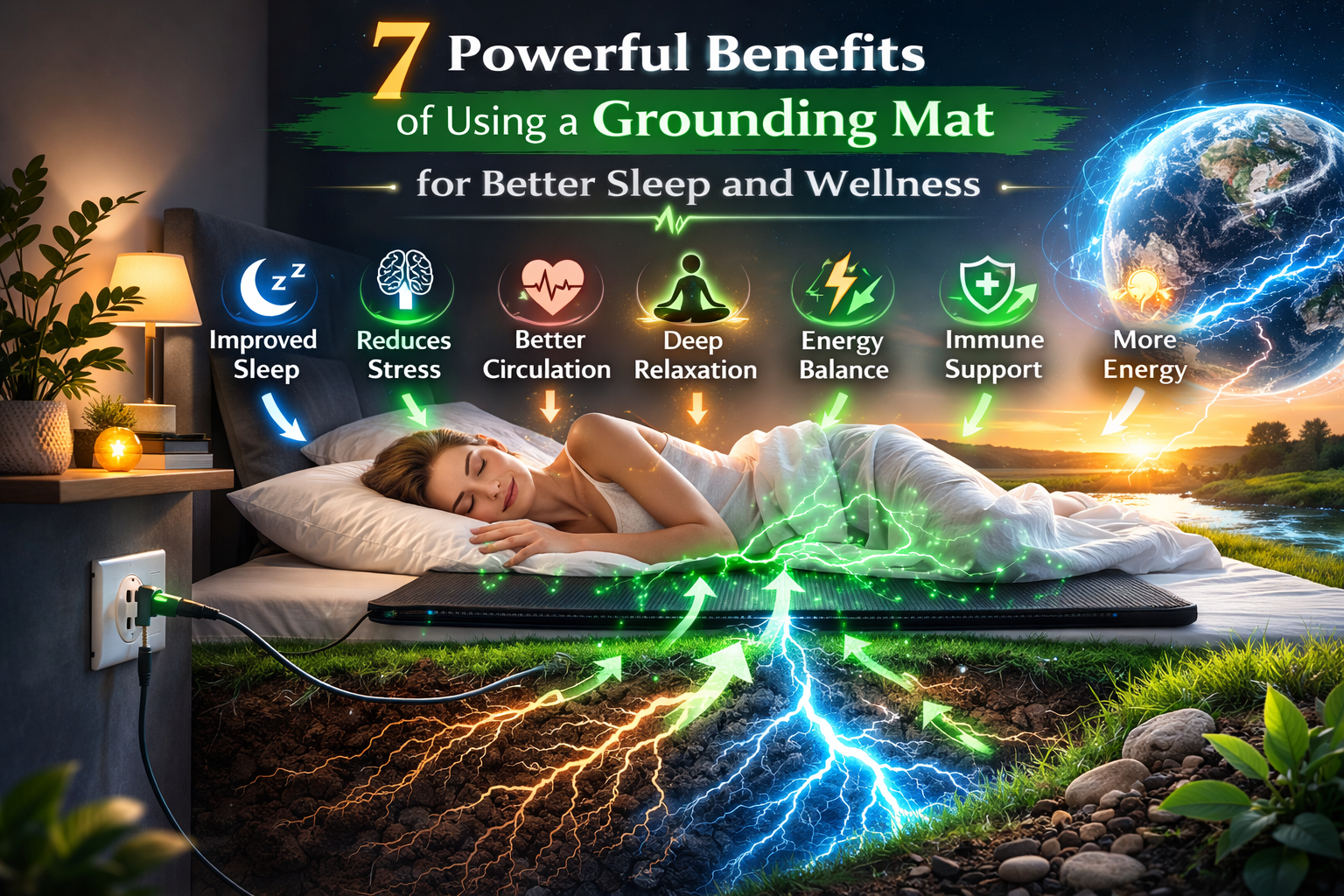 7 Powerful Benefits of Using a Grounding Mat for Better Sleep and Wellness