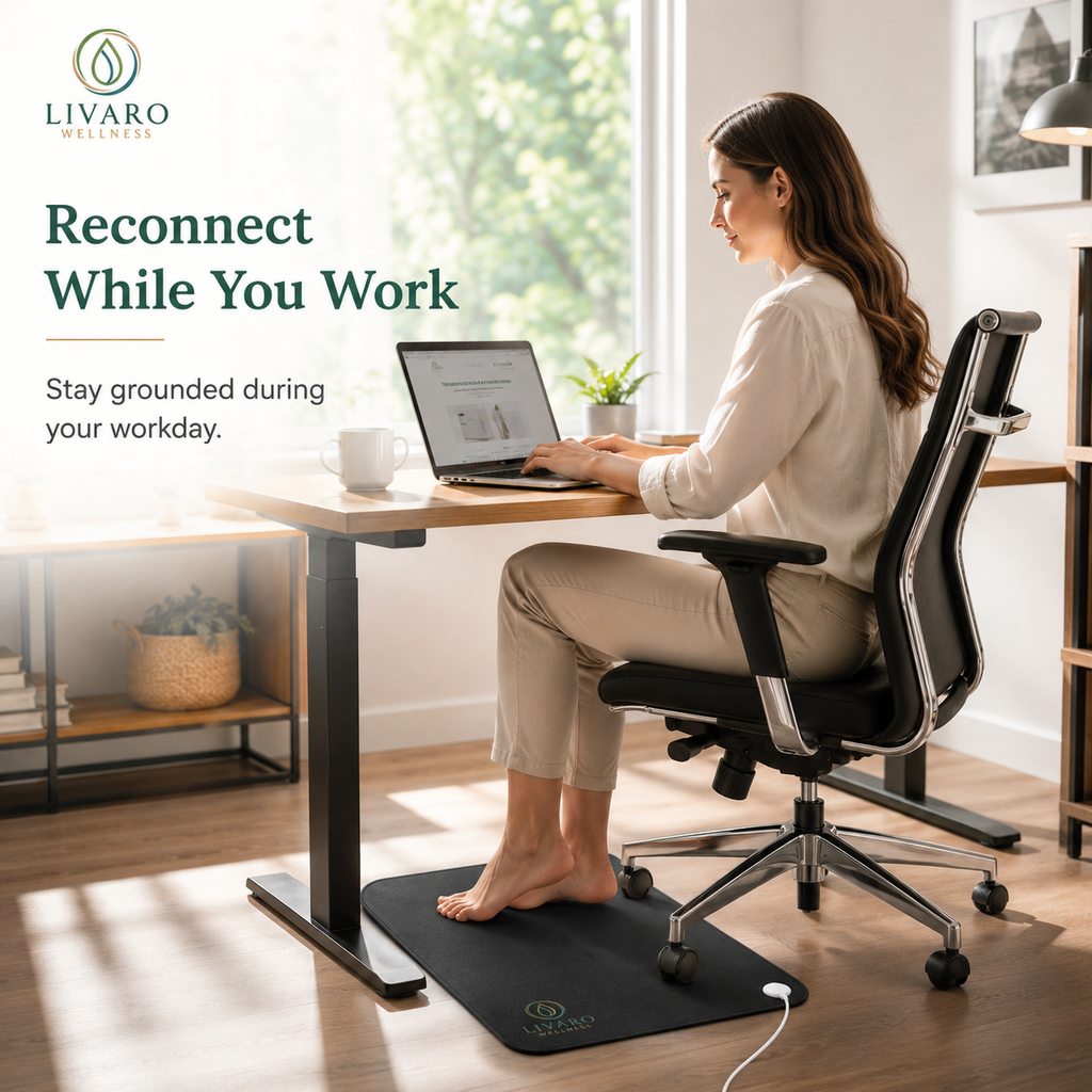 Grounding Mat for Desk & Home | Livaro Wellness