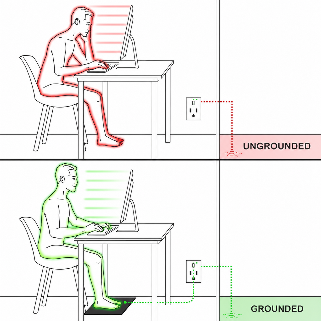 Grounding Mat for Desk & Home | Livaro Wellness