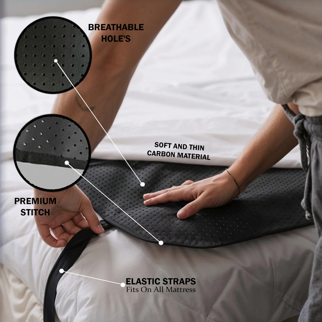 Premium Grounding Mat for Bed – Earthing Sleep Mat